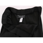 BENCIVENGA Black Stretch Straight Fit Dress Trousers Pants SIG50004-44