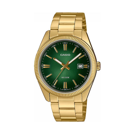 CASIO COLLECTION Mod. DATE, GOLD - GREEN-0