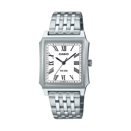 CASIO COLLECTION Mod. TANK - STEEL, WHITE WATCHES