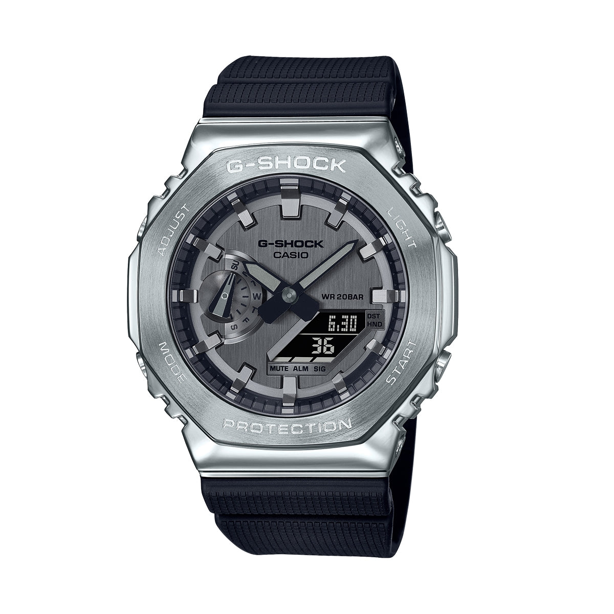CASIO G-SHOCK Mod. G-STEEL TOUGH SOLAR Bluetooth - SILVER-0