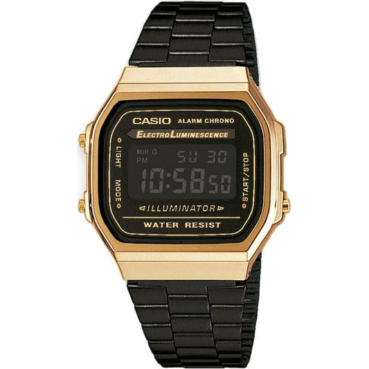 CASIO VINTAGE Mod. ICONIC - GOLD & BLACK WATCHES