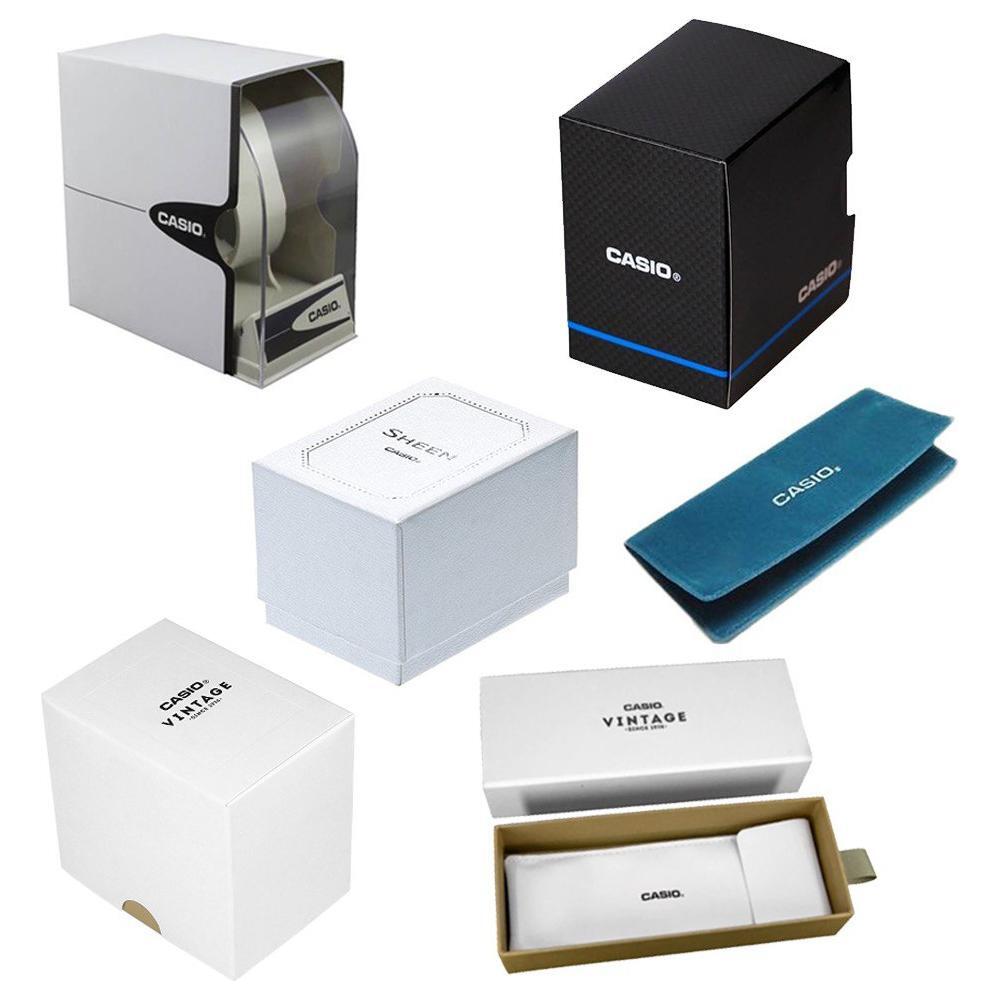 Official packaging boxes for CASIO YOUTH Mod. ILLUMINATOR - BLUE wristwatch
