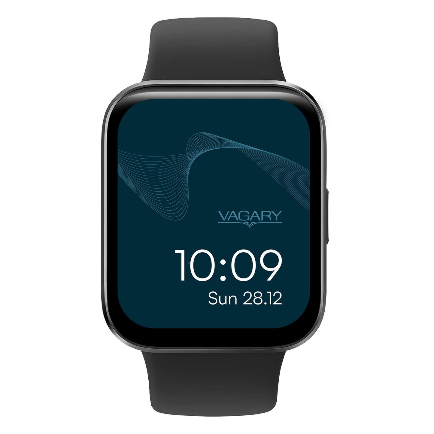 CITIZEN VAGARY MOD. X03A-001VY smartwatch display showing time and date on black strap design