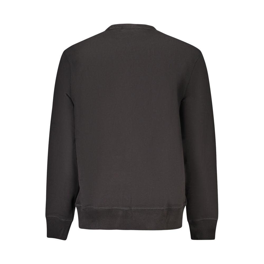 Calvin Klein Black Cotton Men Sweater CA-38353-S