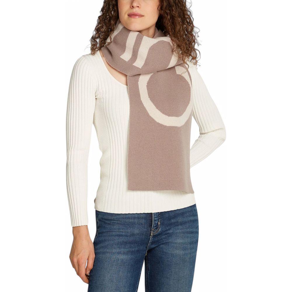 Calvin Klein Beige Wool Scarf 1728,71956299936,Beige,Calvin Klein,New with tags,One Size,Scarves - Women - Accessories,Women Calvin Klein CA-16494100127-ONE SIZE