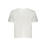 Calvin Klein White Cotton Women T-Shirt CA-34460-L