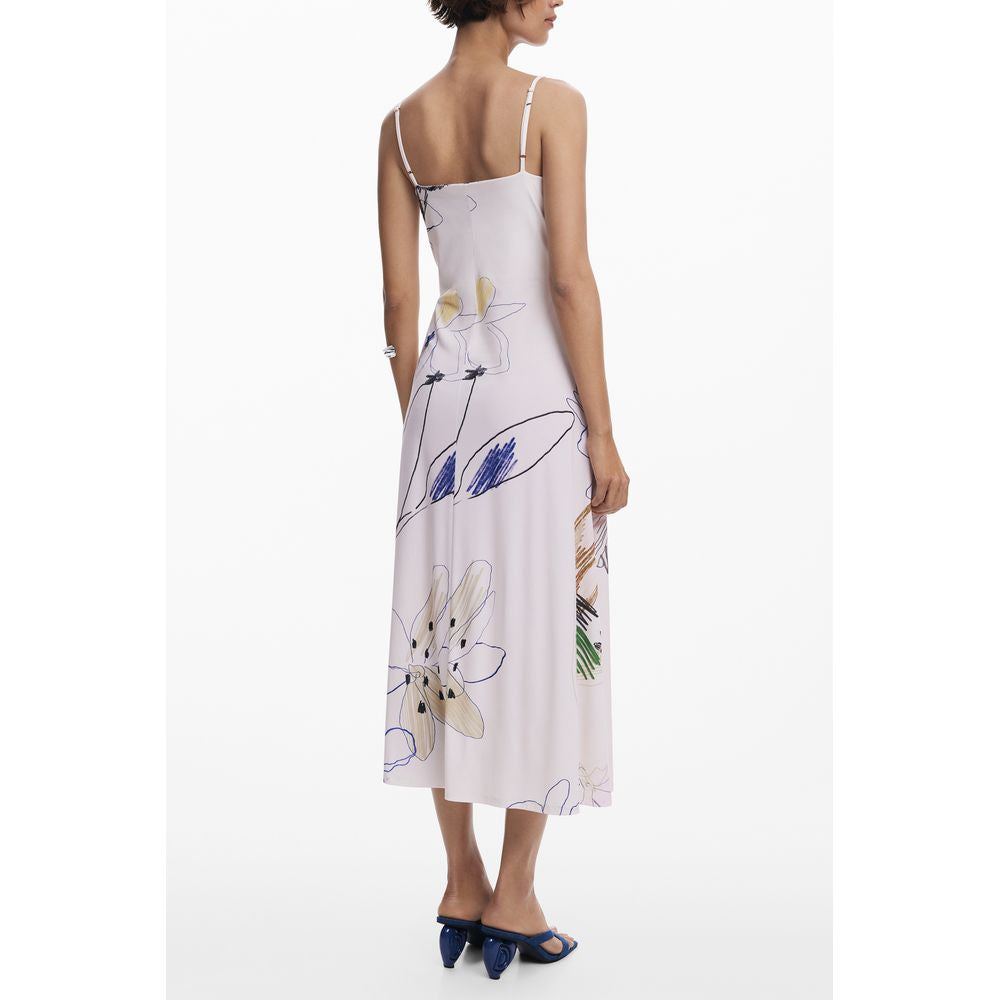 Desigual White Polyester Women Dress DE-39745-XS
