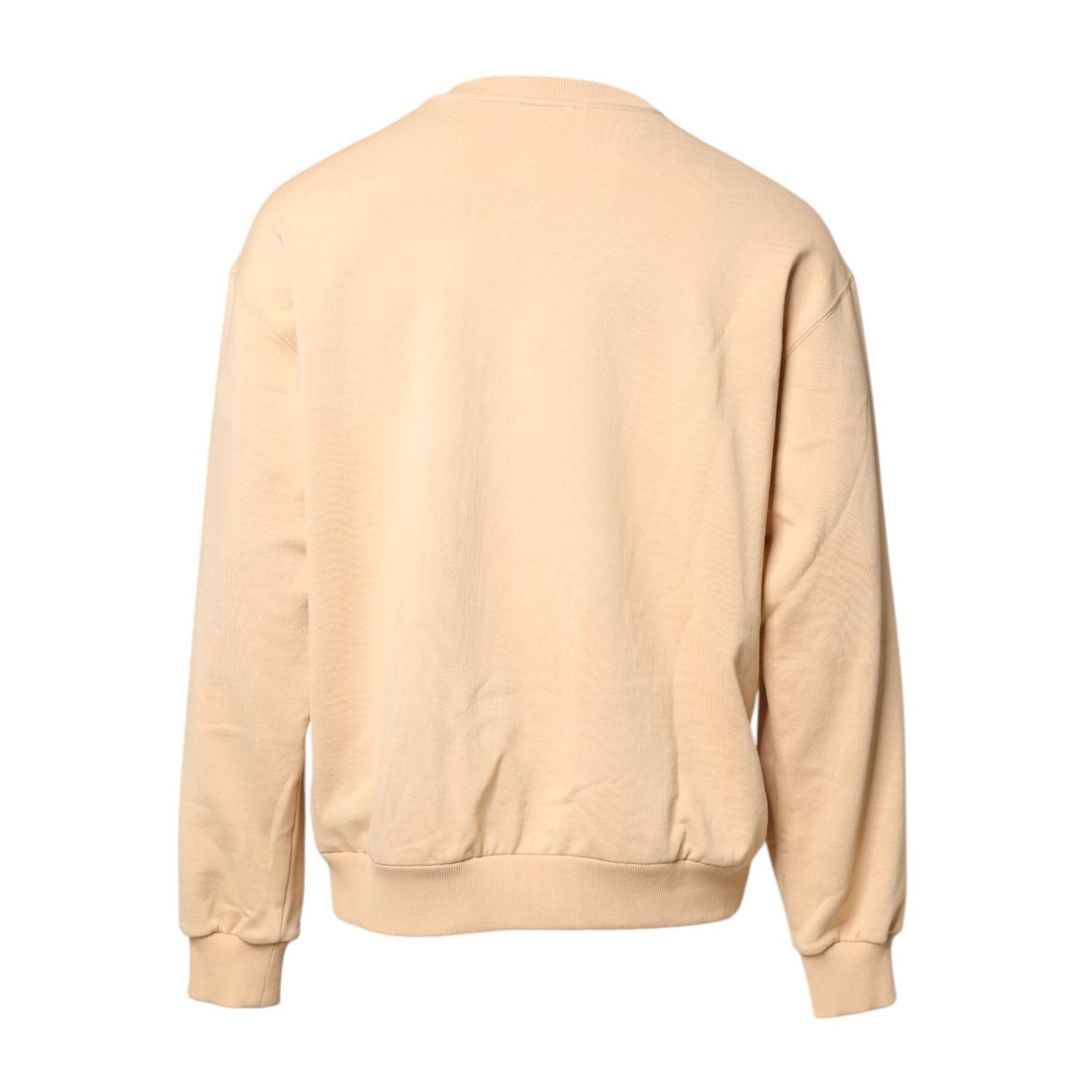 Dolce & Gabbana Beige Cherry Print Crew Neck Pullover Sweater TSH90300-54