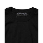 Dolce & Gabbana Black Cashmere Sleeveless Women Tank T-shirt TSH86835-36