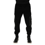 Dolce & Gabbana Black Cotton Cargo Men Jogger Pants PAN76535-48