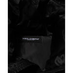 Dolce & Gabbana Black Monogram Logo Puffer Nylon Hooded Jacket JKT41539-M
