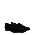 Dolce & Gabbana Black Velvet Slip-On Loafers DO-8547415621897-EU39/US6