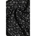 Dolce & Gabbana Black White Printed Square Foulard Scarf MS7223