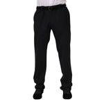 Dolce & Gabbana Black Wool Formal Dress Pants PAN76526-52