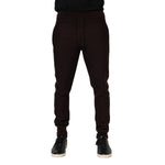Dolce & Gabbana Brown Cashmere Men Jogger Sweatpants Pants PAN76241-48