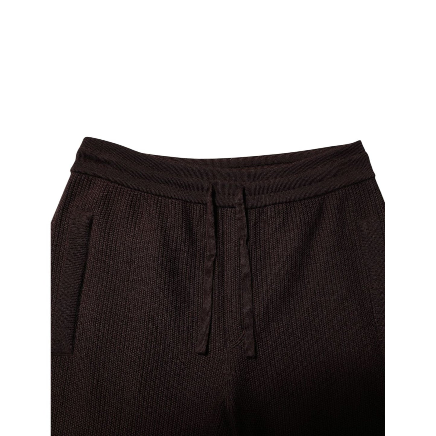 Dolce & Gabbana Brown Cashmere Men Jogger Sweatpants Pants PAN76241-48