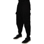 Dolce & Gabbana Black Cotton Men Cargo Jogger Sweatpants Pants 1728,67345645728,Black,Clothing,Dolce & Gabbana,Jeans & Pants - Men - Clothing,L,M,Material: 70% Cotton 30% Nylon,Men,Men - Clothing,New with tags,S,XL Dolce & Gabbana PAN76061-L