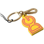 Dolce & Gabbana Chic Yellow Logo-Engraved Keychain 15% Steel,40% Rubber,5% Real Brass,Category-Accessories,Dolce & Gabbana,Gender-Women,Keychains - Women - Accessories,Material: 40% Zamak,New with tags,Subcategory-KeyChains,Women,Yellow Dolce & Gabbana SM