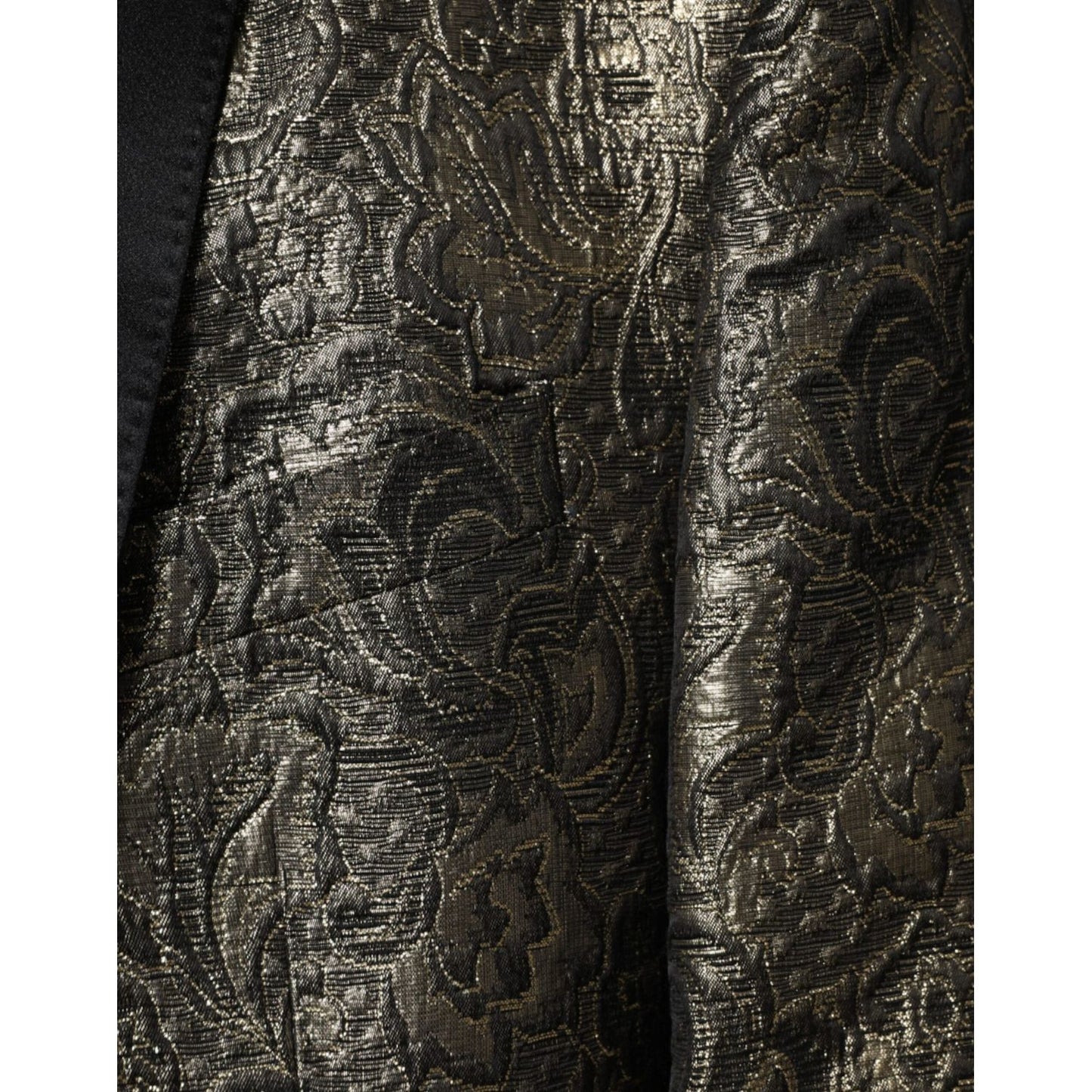 Dolce & Gabbana Gold SICILIA Jacquard Single Breasted Coat Blazer 1728,67345645728,Blazers - Men - Clothing,Dolce & Gabbana,Gold,IT58 | 3XL,Material: 32% Acetate 27% Acrylic 11% Wool 11% Polyester 10% Silk 9% Viscose,Men,New with tags Dolce & Gabbana KOS2