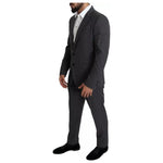 Dolce & Gabbana Gray Wool Men Formal 2 Piece MARTINI Suit 1728,67345645728,Dolce & Gabbana,Gray,IT52 | XL,Material: 99% Virgin Wool 1% Elastane,Men,New with tags,Suits - Men - Clothing Dolce & Gabbana JKT2772-52