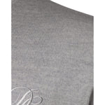 Dolce & Gabbana Light Gray Wool Crew Neck Pullover Sweater 1728,67345645728,Dolce & Gabbana,Gray,IT48 | M,Material: 100% Virgin Wool,Men,Preowned / Defect,Sweaters - Men - Clothing Dolce & Gabbana TSH87063-48