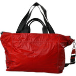 Dolce & Gabbana Red Nylon Calfskin Hand Shoulder Duffel Bag Dolce & Gabbana Firebrick