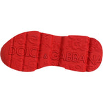 Dolce & Gabbana White Red DAYMASTER Leather Sneakers Shoes 1728,67345645728,Dolce & Gabbana,EU47/US14,Material: 100% Calf Leather,Men,Men - Shoes,New with tags,Shoes,Sneakers - Men - Shoes,White and Red Dolce & Gabbana MV7518-47
