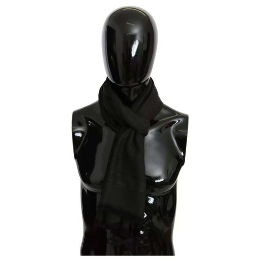 Dolce & Gabbana Green Brown Wrap Cashmere Shawl Scarf