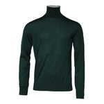 Dolce & Gabbana Green Cashmere Knitted Men Pullover Sweater TSH90281-50