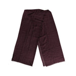 Dolce & Gabbana Maroon Cashmere Neck Warmer Wrap Shawl Scarf MS7391