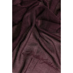 Dolce & Gabbana Maroon Cashmere Neck Warmer Wrap Shawl Scarf MS7391