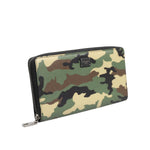 Dolce & Gabbana Multicolor Camouflage Logo Zip Around Continental Wallet BAG4693