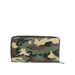 Dolce & Gabbana Multicolor Camouflage Logo Zip Around Continental Wallet BAG4693