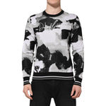 Dolce & Gabbana Multicolor Silk Camouflage Pullover Sweater TSH90493-46