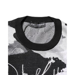 Dolce & Gabbana Multicolor Silk Camouflage Pullover Sweater TSH90493-46