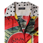 Dolce & Gabbana Multicolor Watermelon Collared Shirt Top TSH90092-38