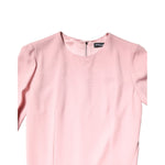 Dolce & Gabbana Pink Viscose 3/4 Sleeves Sheath Midi Dress DR281178-36