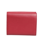 Dolce & Gabbana Red Leather Bold Logo Print Trifold Men Card Holder Wallet SMY11284