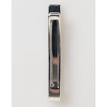 Dolce & Gabbana Silver Tone Brass Logo Branded Men Accessory Tie Clip Bar