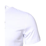 Dolce & Gabbana White Cotton Logo Patch Crew Neck T-shirt TSH90336-46