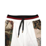 Dolce & Gabbana White Patchwork Mens Jogger Pants PAN76422-46