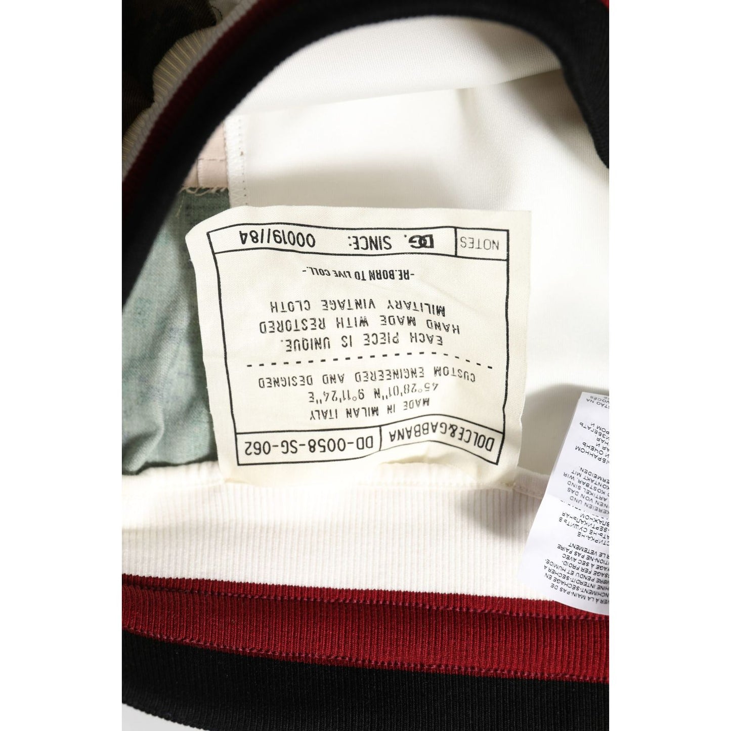 Dolce & Gabbana White Patchwork Mens Jogger Pants PAN76422-46