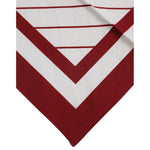 Dolce & Gabbana White Red DG Logo Square Men Foulard Scarf MS7250