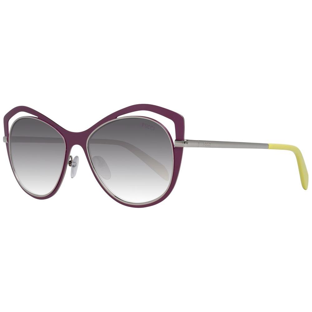 Emilio Pucci Purple Metal Sunglasses 1728,67434610848,Emilio Pucci,New with tags,Purple,Sunglasses for Women - Sunglasses,Women Emilio Pucci EPEP01305681TAC