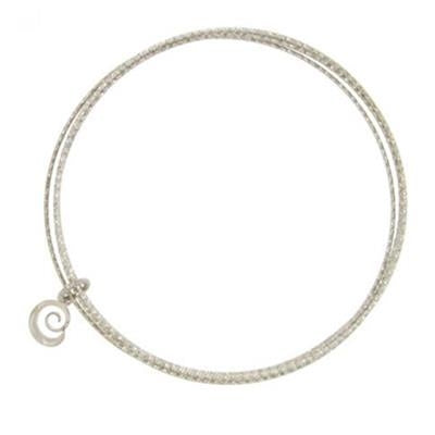 GIODè Mod. BG33800BR-1 elegant jewelry bangle with unique spiral charm, perfect for adding sophistication to any look.