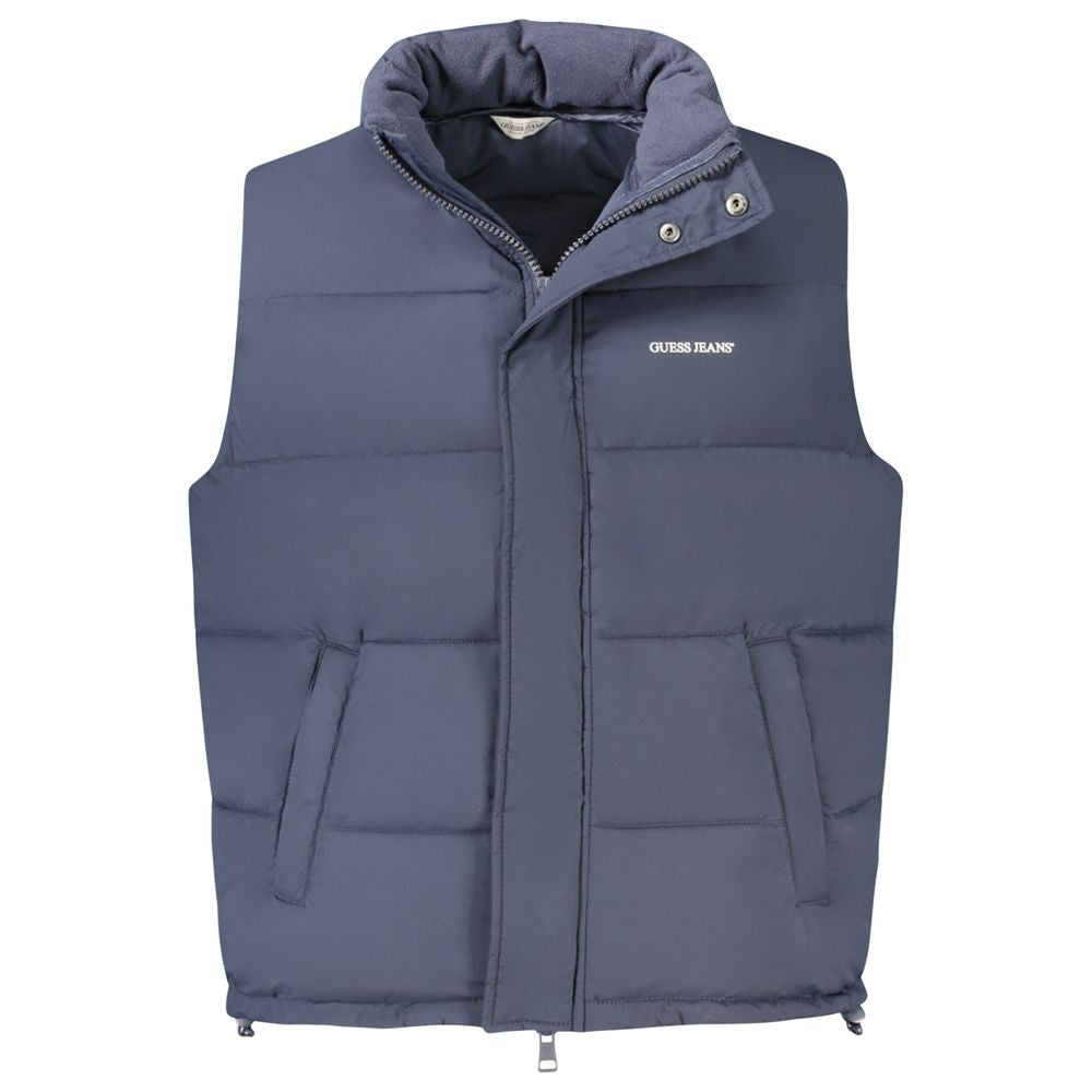 Guess Jeans Blue Polyester Jacket GU-34040-S