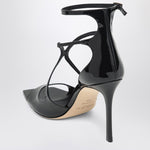 Jimmy Choo Azia 95 black patent leather sandals LDin,Women,Women > Shoes,Women > Shoes > Pumps,Yes Eu Jimmy Choo AZIA95PATPAT/R_JIMCH-BLK_500