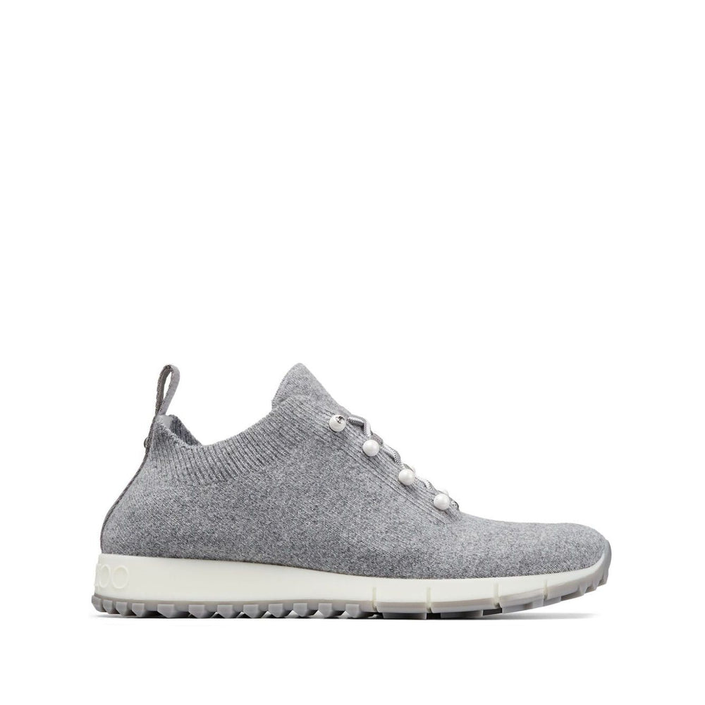 Jimmy Choo Veles Cashmere Knit Trainers Sneakers