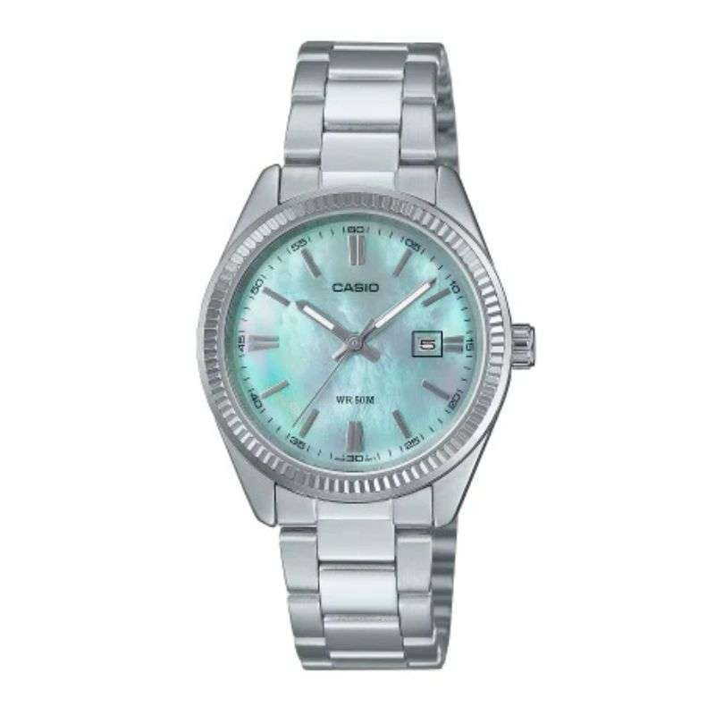 CASIO COLLECTION Mod. LADY DATE - AQUA GREEN LTP-1302DS-2AVDF