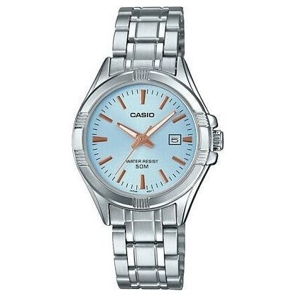 CASIO COLLECTION Mod. LADY DATE - LIGHT BLUE LTP-1308D-2AVDF